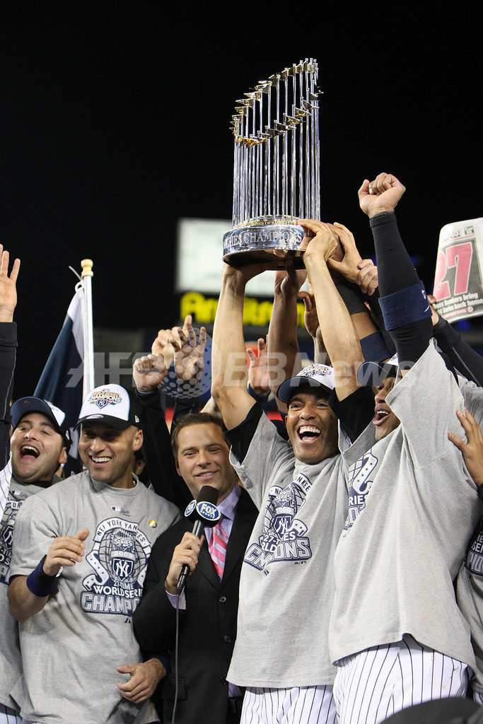 ヤンキースが9年ぶりの頂点 松井秀は6打点でMVPに、MLBワールドシリーズ