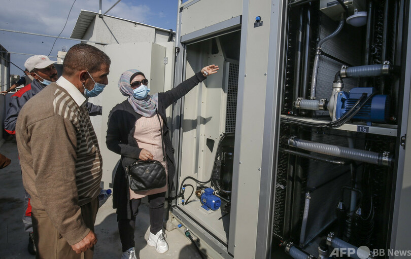 空気から飲み水を作る イスラエル企業、ガザ地区の水不足緩和に協力