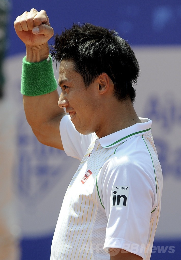 錦織がヒラルドとの決勝へ、バルセロナ・オープン