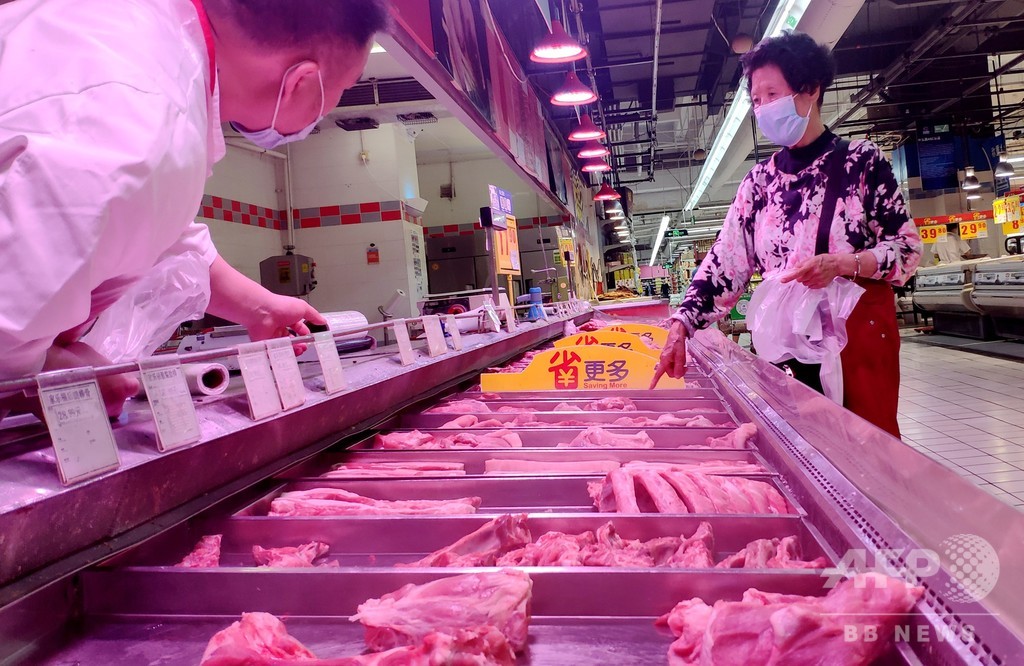 豚肉価格は96.9%と大幅上昇、4月の野菜・果物の価格は下降 中国 豚肉価格は96.9%と大幅上昇、4月の野菜・果物の価格は下降 中国