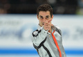 演技に臨むスペインのハビエル・フェルナンデス（Javier Fernandez、2013年10月5日撮影）。(c)AFP/KAZUHIRO NOGI