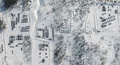 ウクライナ国境に近いロシア西部の訓練場に止められた軍用車両を捉えた衛星画像。米宇宙技術会社マクサー・テクノロジーズ提供（2022年1月26日撮影、同年2月2日提供）。(c)AFP PHOTO / Satellite image @2022 Maxar Technologies