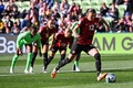 サッカー女子W杯オーストラリア・ニュージーランド大会、グループB、ナイジェリア対カナダ。PKを外すカナダのクリスティン・シンクレア（2023年7月21日撮影）。(c)WILLIAM WEST / AFP