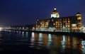 インド・ムンバイ（Mumbai）で営業を再開した、同時襲撃事件の舞台となったタージマハルホテル（Taj Mahal Hotel、2008年12月21日撮影）。(c)AFP/Sajjad HUSSAIN