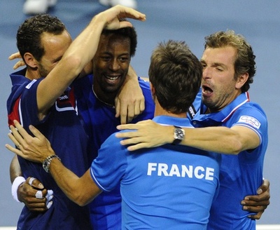 フランスがドイツに逆転勝利、チェコとの準決勝へ デビス杯