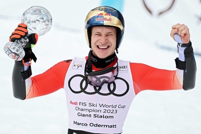 オデルマットが男子の最多ポイント記録更新 アルペンW杯