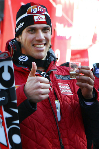 ＜06-07アルペンスキーW杯＞男子スーパー複合・第3戦、マット 見事優勝を果たす - スイス