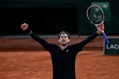 「ラッキー」 ティエムが世界239位に大苦戦、辛くも全仏8強入り