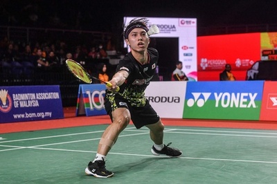 奈良岡功大、2時間の死闘の末に敗退 マレーシア・マスターズ