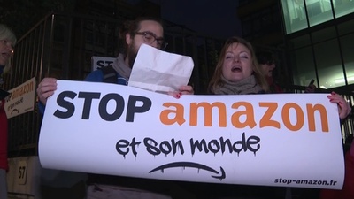 独アマゾン従業員2200人 ブラックフライデー にスト 労働条件の改善要求 写真7枚 国際ニュース afpbb news