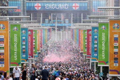 サッカー欧州選手権決勝「中止もあった」 英警察