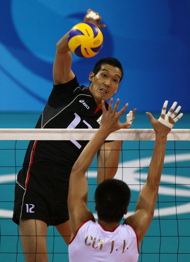 日本 中国にフルセットで敗れ3連敗