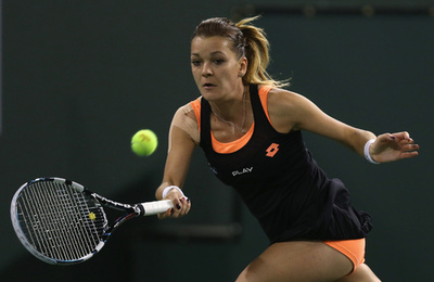 ラドワンスカがハレプとの準決勝へ、BNPパリバ・オープン