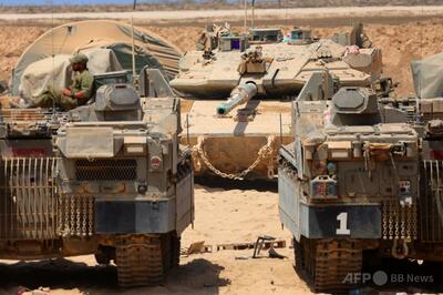 イスラエル、ガザ市を砲撃 制圧の初期段階開始