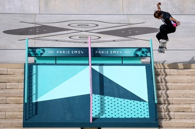 堀米雄斗らが会場で練習 パリ五輪