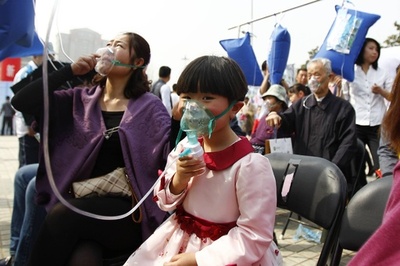 新鮮な「山の空気」をお届け、中国・鄭州でイベント