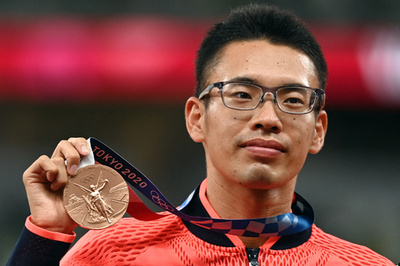 【写真特集】銅メダルを獲得した山西利和 男子20キロ競歩