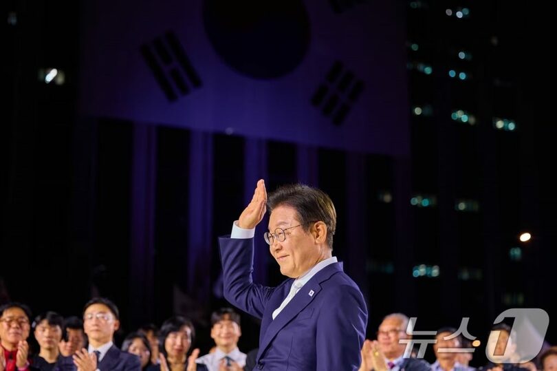 イ・ジェミョン（李在明）大統領のSNS投稿(c)news1