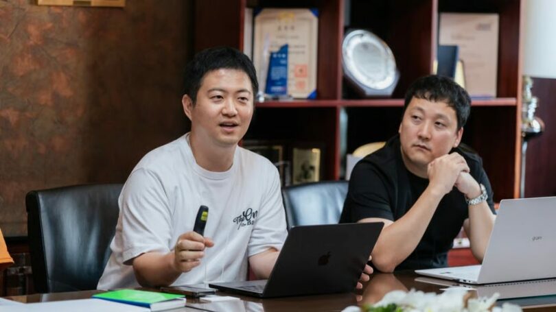 AI能力検査について説明するイ・ヒョンジュ氏＝MIDASグループ(c)MONEYTODAY