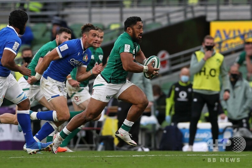 アイルランドが伊に大勝、シックスネーションズ制覇に王手