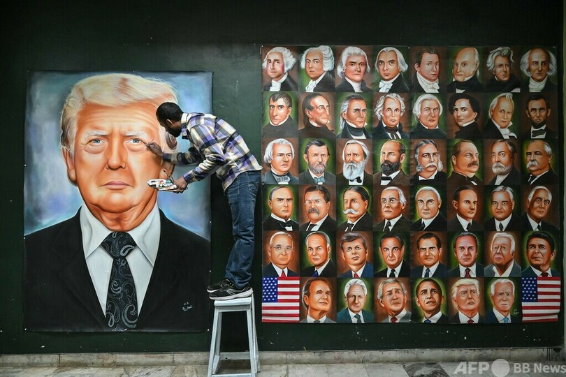 【今日の1枚】似てるかな？ 米国の歴代大統領 インド