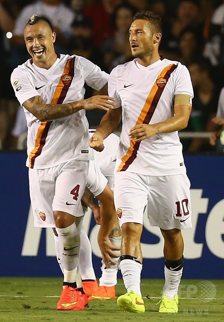 ASローマ、トッティの得点でレアル・マドリード下す