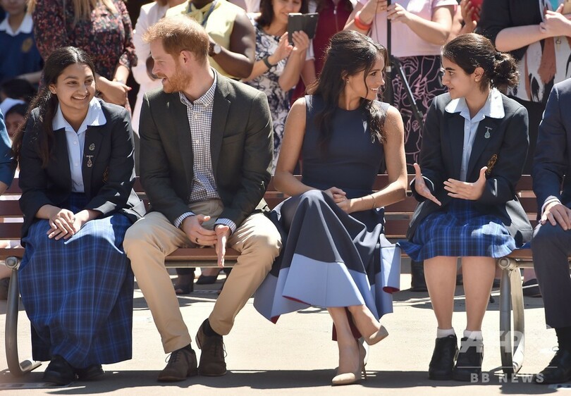 妊娠中の英メーガン妃、オセアニア歴訪中の公務削減へ