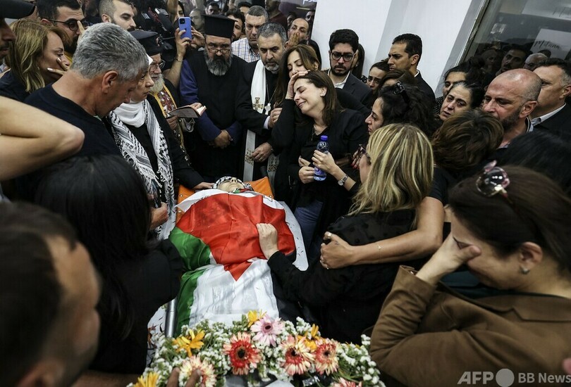 アルジャジーラ記者死亡、イスラエルの誤射と結論 米発表に遺族ら反発