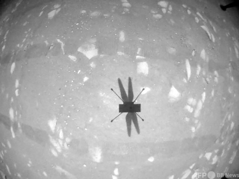 火星ヘリ2度目の飛行成功、前回より高い5メートルまで浮上