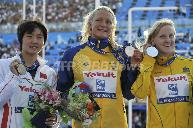 ショーストレム 世界新で100メートルバタフライを制す、世界水泳