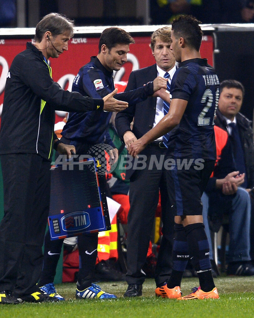 長友が追加点、インテルがリボルノ下す