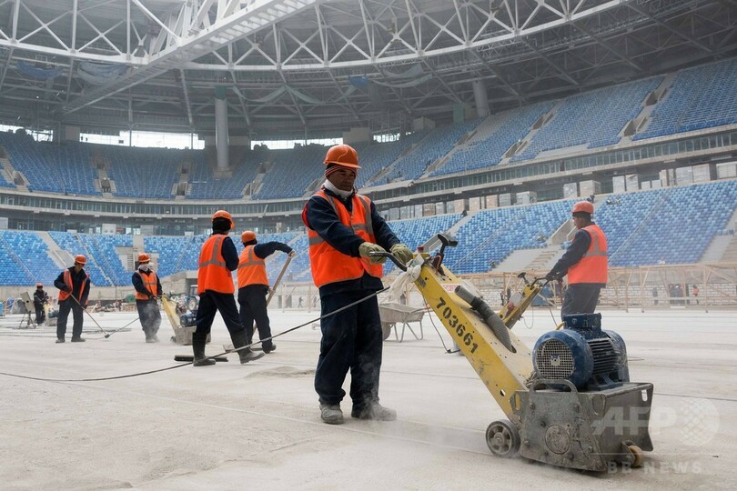 北朝鮮労働者の虐待的職場環境、FIFA人権機関が警告 ロシアW杯