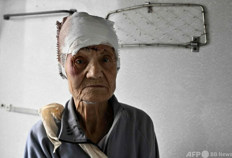 患者乗せ西へひた走る、ウクライナの病院列車