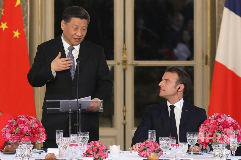 仏中首脳会談、欧州・中国の協力拡大呼び掛け 大型契約も調印