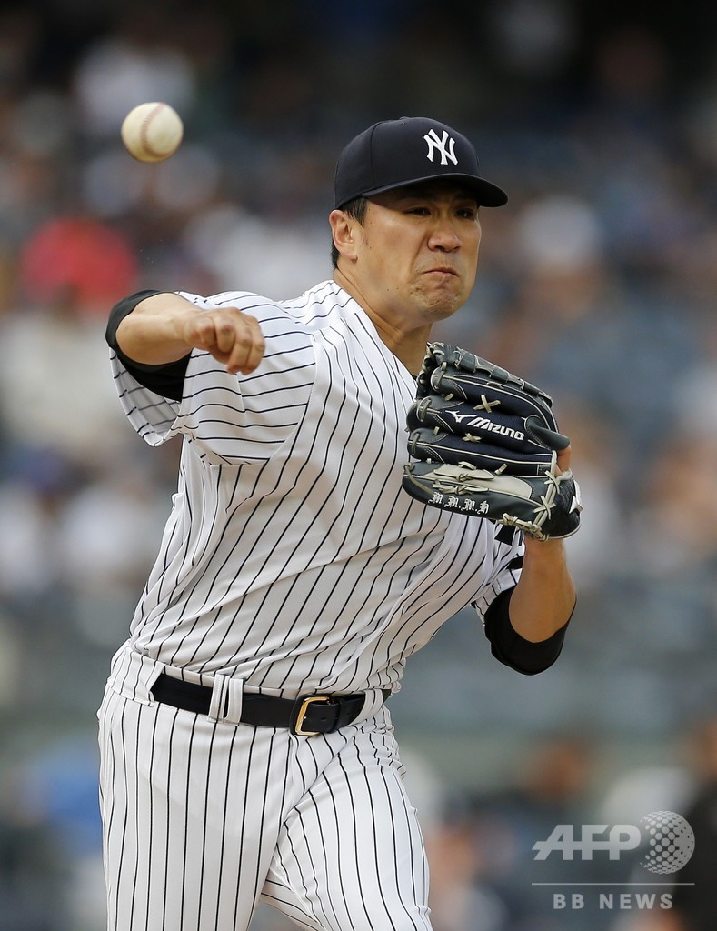 ヤンキースの連続得点試合が「220」でストップ、田中が敗戦投手に
