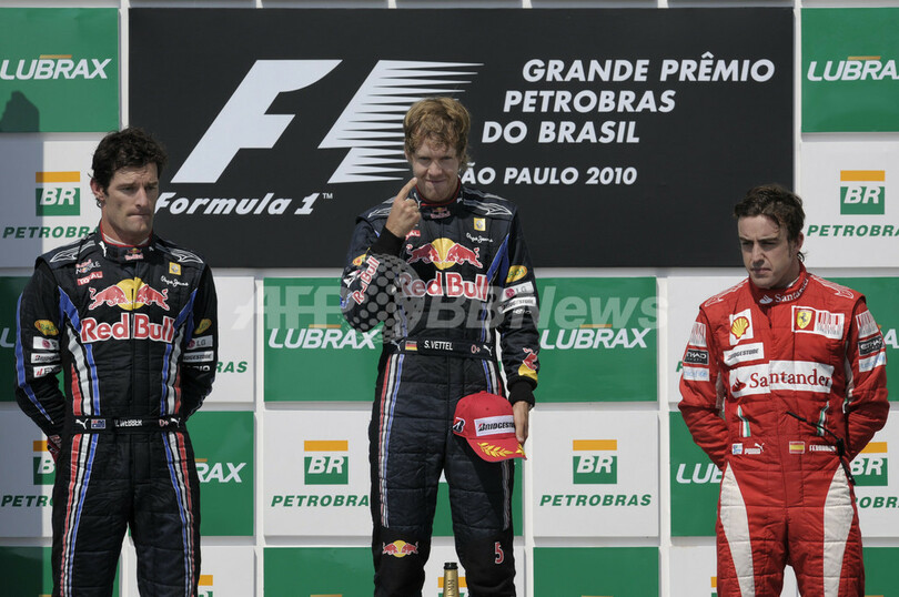 ベッテル今季4勝目、優勝決定は最終戦へ ブラジルGP