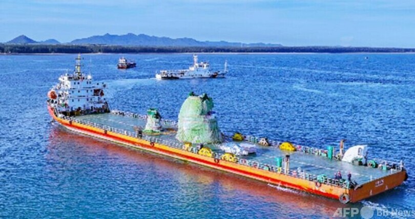 中国初の商用小型原子炉のコアモジュール 海南省に到着