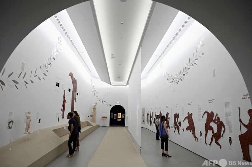 ギリシャ・アテネに新しい五輪博物館 聖火トーチやメダルも展示