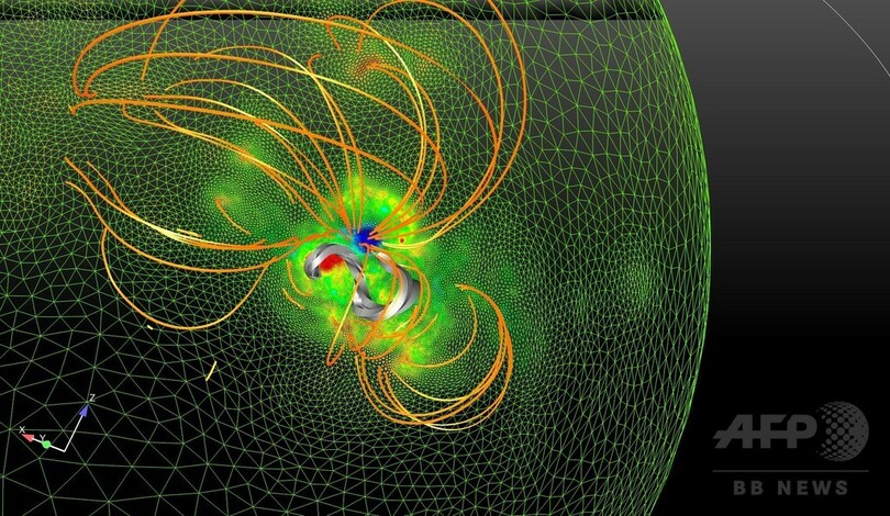 「ねじれた縄状」の磁場出現、太陽嵐予測の手掛かりに 研究