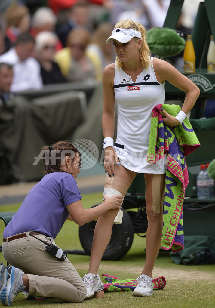 ラドワンスカが李娜下し4強入り、ウィンブルドン選手権