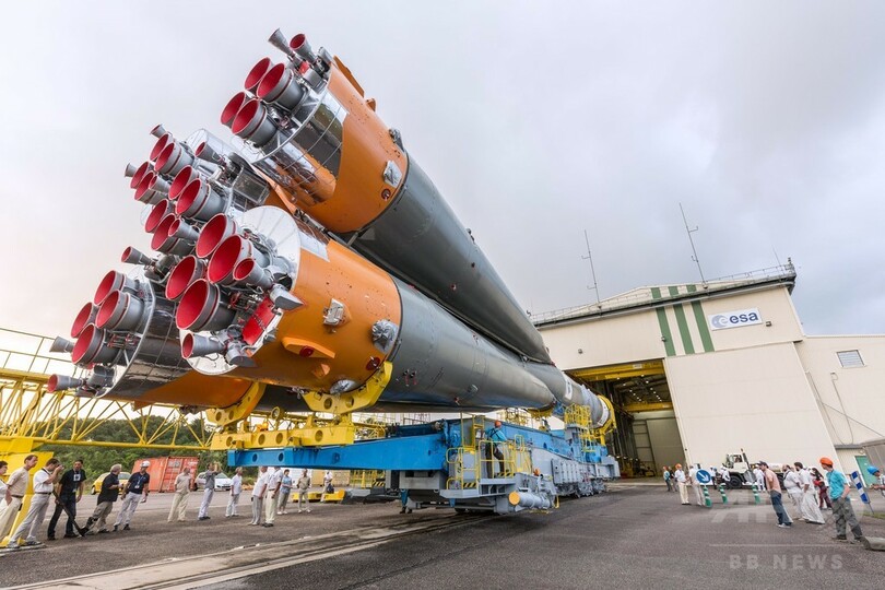 ソユーズ発射台に、ガリレオ測位衛星2機を軌道投入へ 仏ギアナ