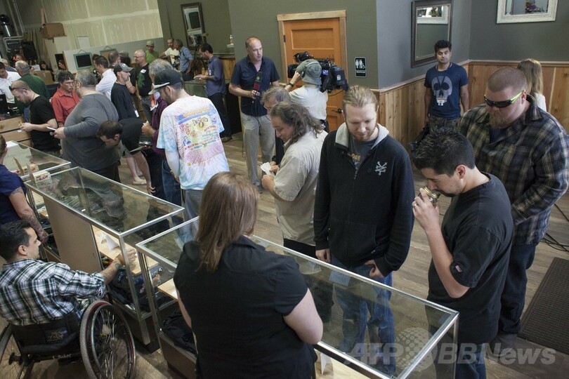 嗜好用マリフアナ、米ワシントン州でも販売開始