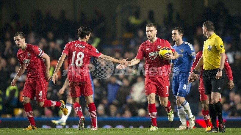 チェルシー、サウサンプトンに追いつかれドロー