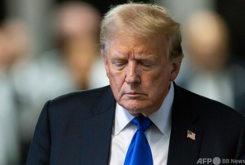 トランプ氏に有罪評決、米大統領経験者初 不倫口止め料裁判