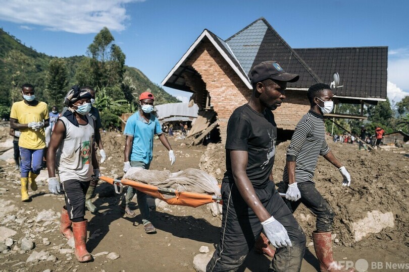 コンゴで大規模土石流、394人犠牲に