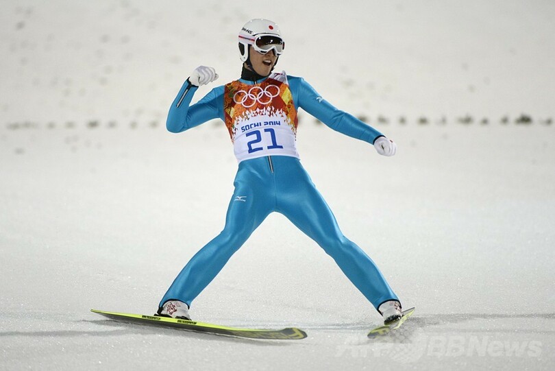 清水、ラージヒル決勝で10位 ソチ五輪