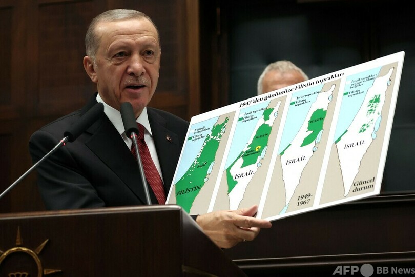 「ハマスはテロ組織ではなく解放者」  トルコ大統領、イスラエル訪問中止