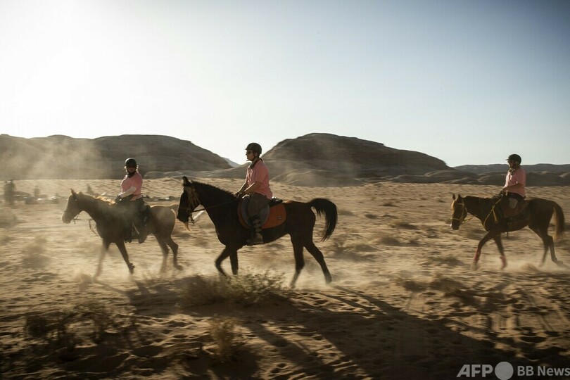きらめく砂漠を駆け抜ける 耐久レース「ギャロップ」 ヨルダン