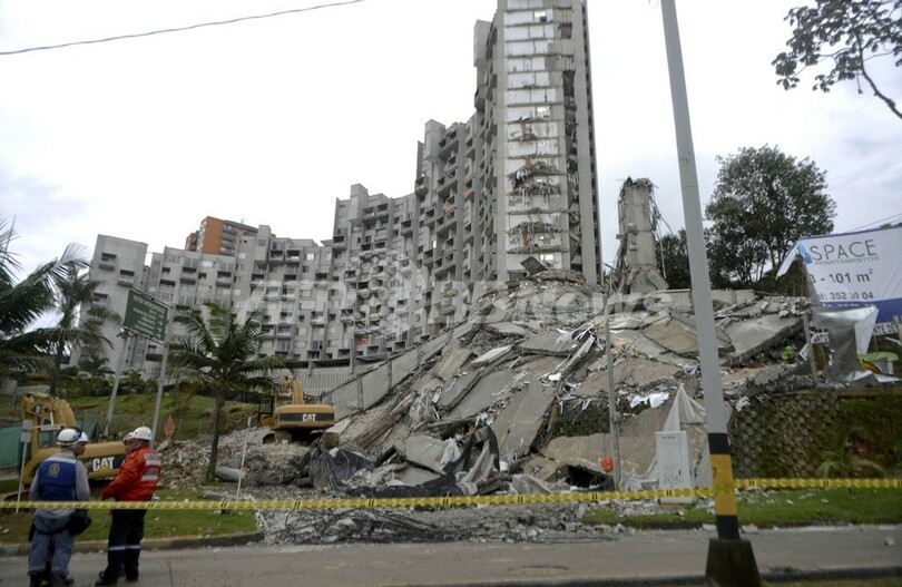 コロンビアで高層マンション崩壊 2人死亡 9人不明 写真8枚 国際ニュース Afpbb News