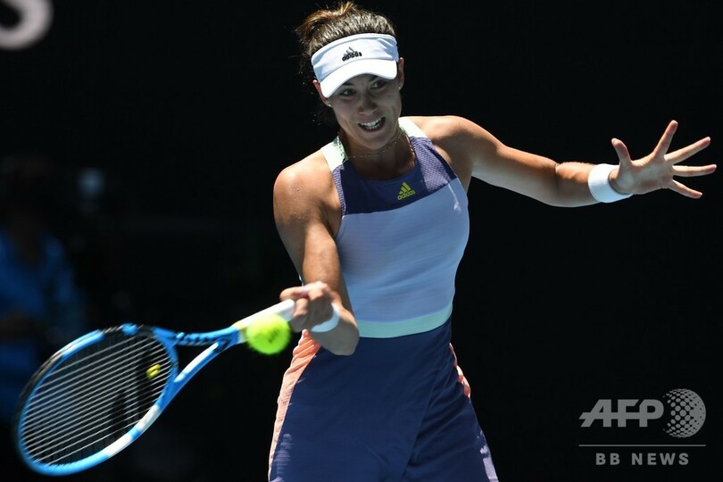 復活のムグルサが初の全豪OP4強入り、ハレプと激突へ